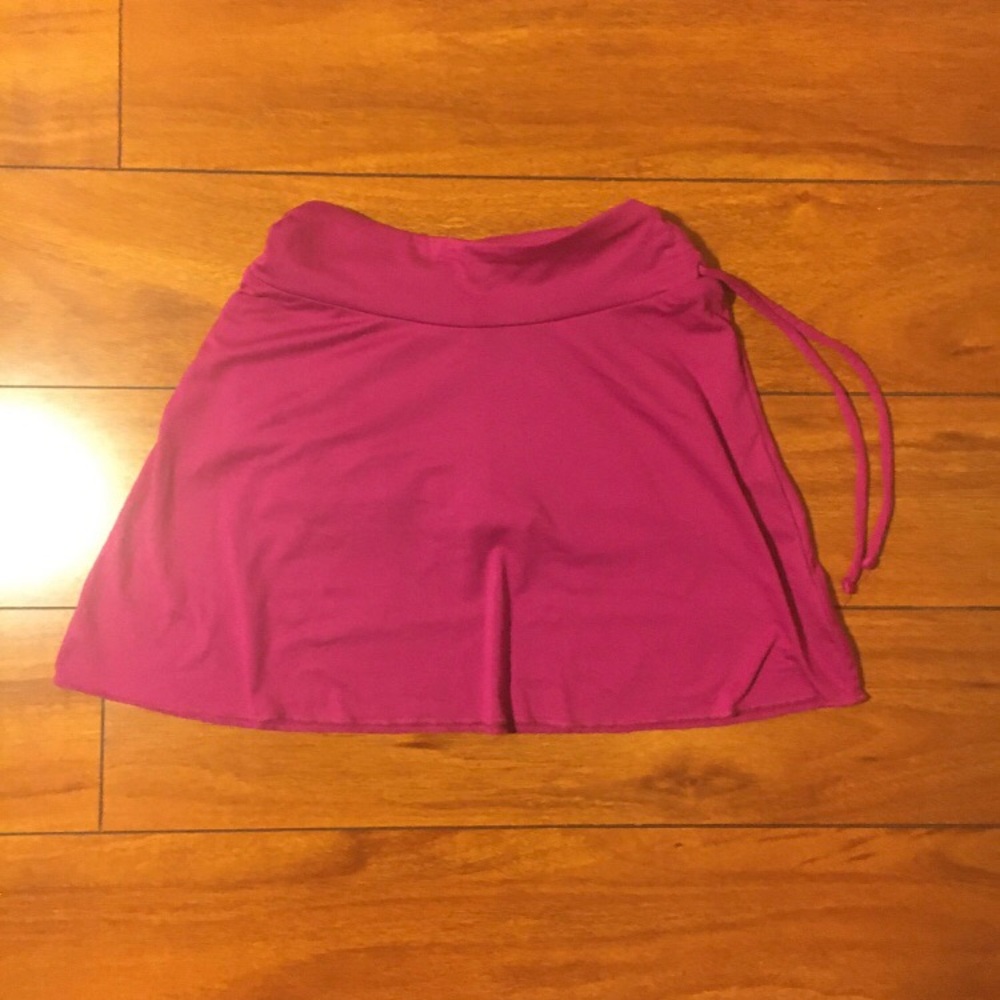 Girls Pink Exercise Skirt Size 7